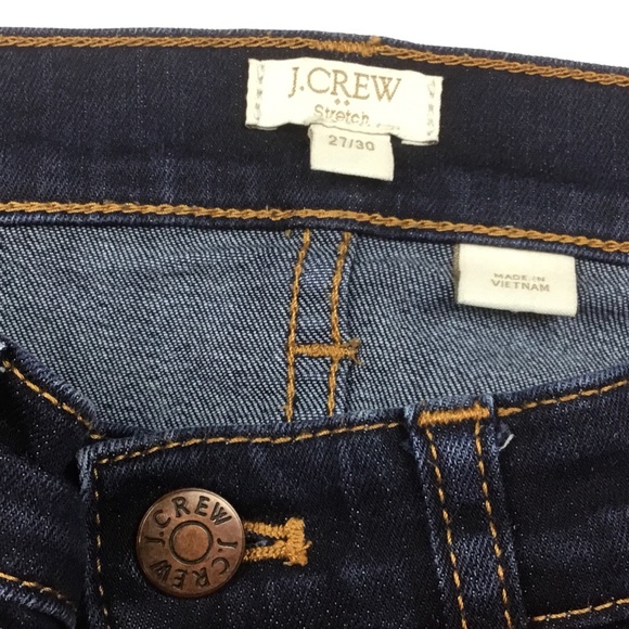 J Crew 9” High Rise Skinny Jeans 27/30 - Picture 8 of 8